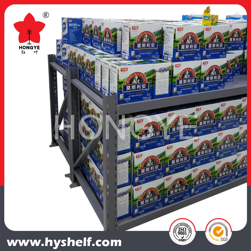 Supermarket Promotion Heavy Duty Display Shelving Storage Rack