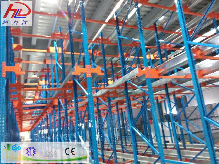 Warehouse Customized Radio Shuttle Cart Racking