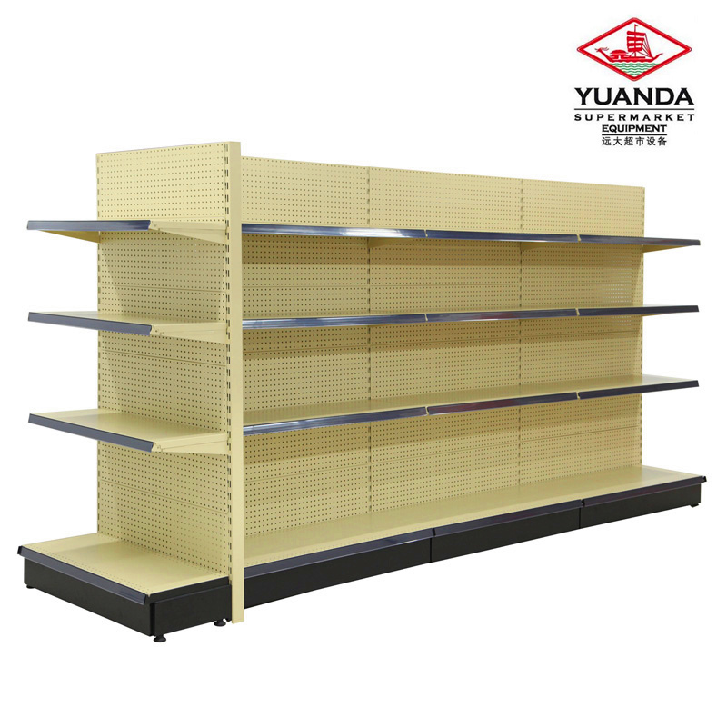 Supermarket Shelf with End Shelf for Sale