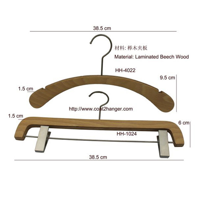 Round Wooden Clothes Hanger