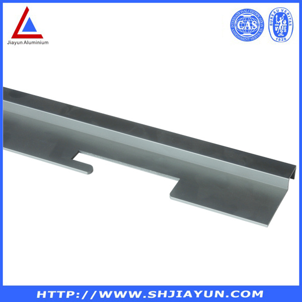 Custom Silver Anodized Aluminium Alloy Profile