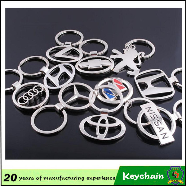 Factory Direct Sale Cheap Metal Car Logo Keyring