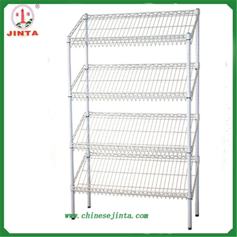 Chrome Plated Good Quality Strong Metal Shelves (JT-F06)