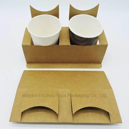 Disposable Kraft Paper Cup Holder Coke Stand