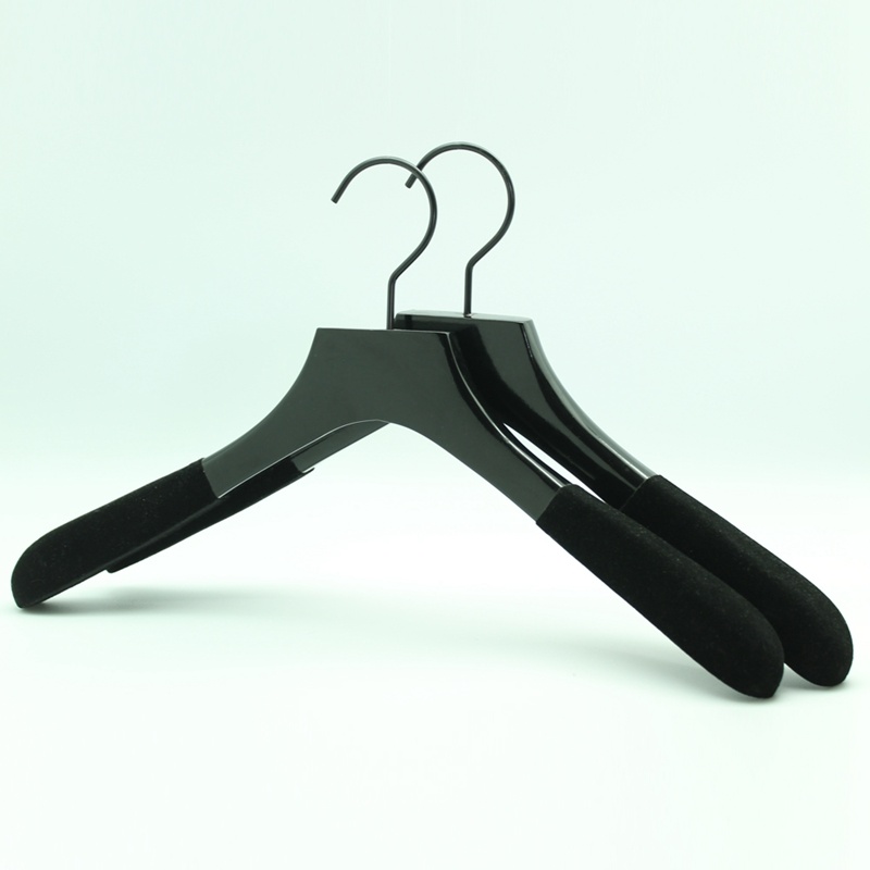 Yeelin Velvet Flocking on Side Top Clothes Hanger