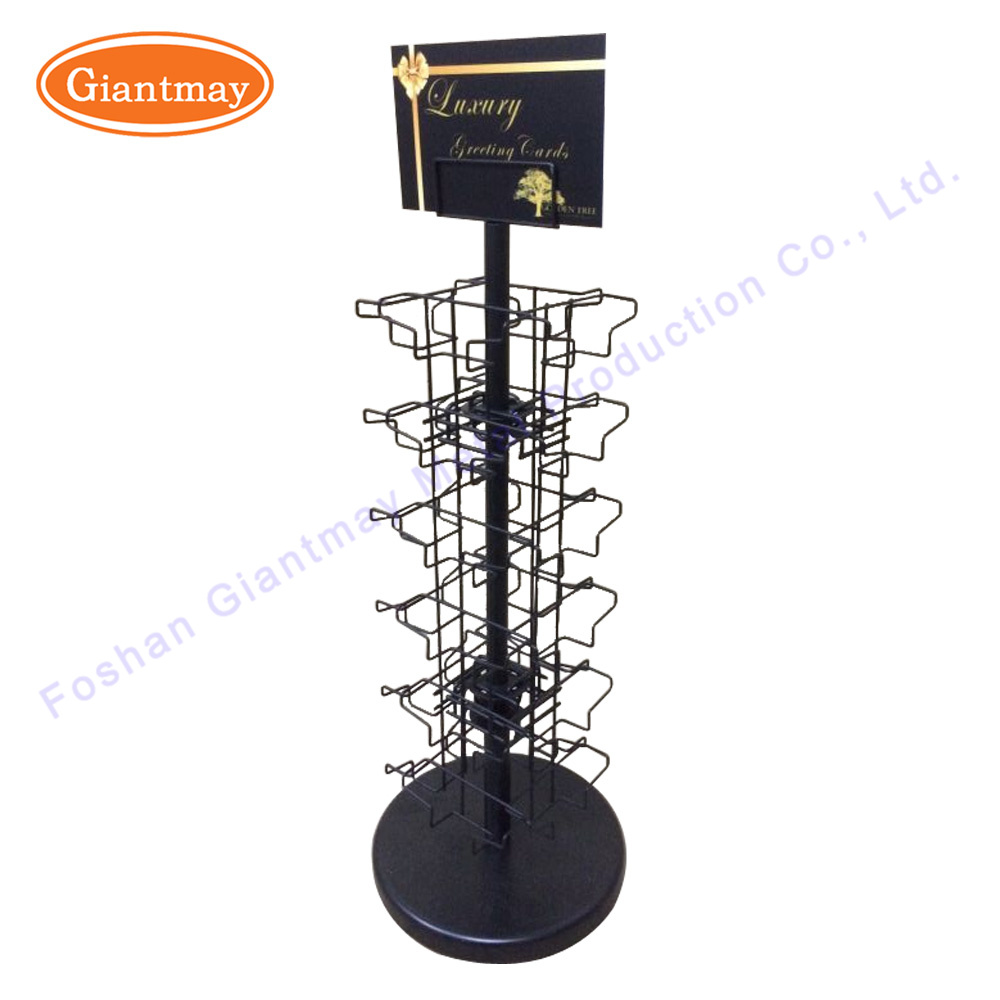 Counter Custom Metal Greeting Card Wire Display Rack