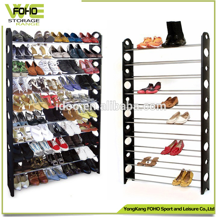 Shoes Shelf Steel Tube 10 Layers Storage Amazing Shoe Rack