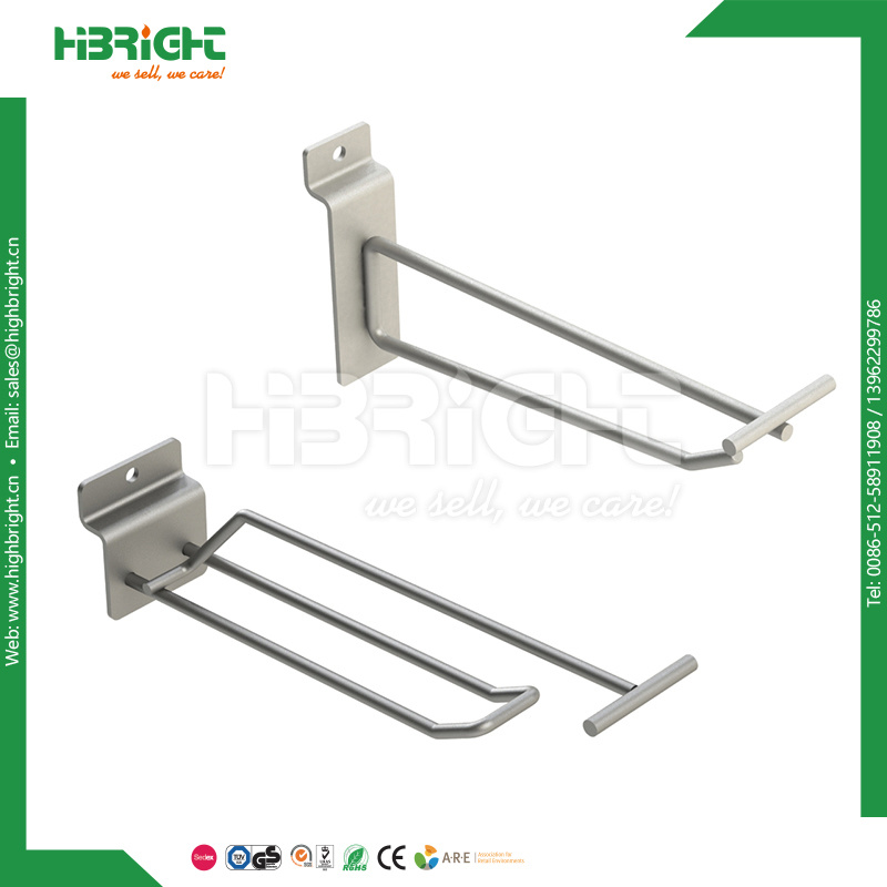 Shopfitting Metal Slatwall Hooks for Supermarket Stores