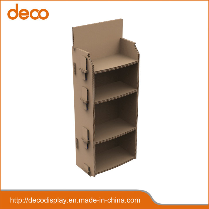 B Flute Corrugated Paper Promotional Display Shelf