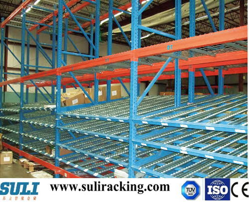 Carton Flow Racks, Pallet Flow Racking, Flow Through Rack with ISO & CE Passed