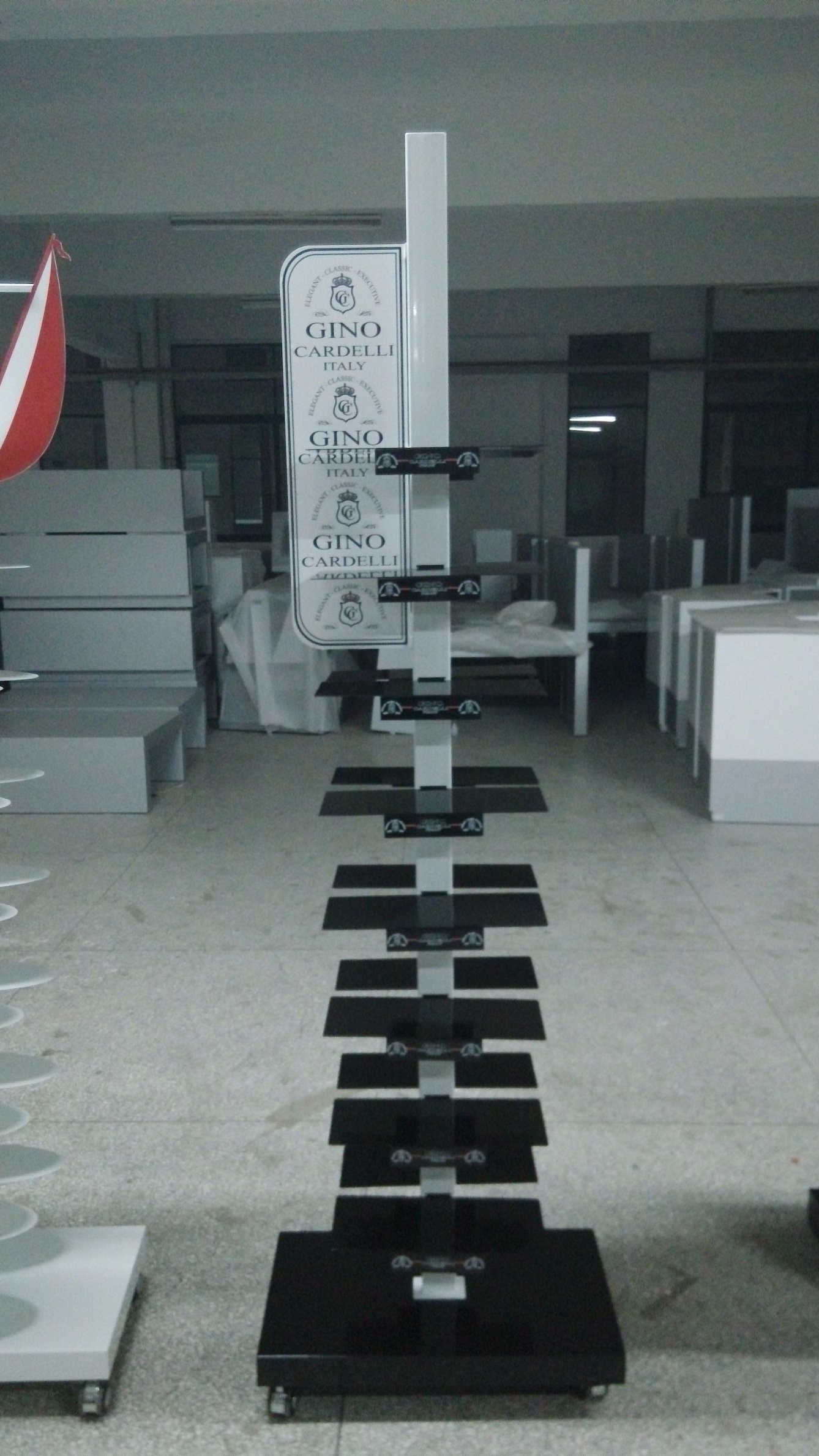 Shoe Floor Metal Display