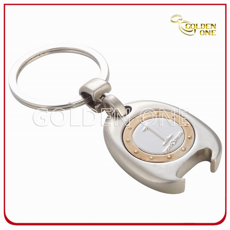 Customized Metal Soft Enamel Logo Trolley Coin Key Chain