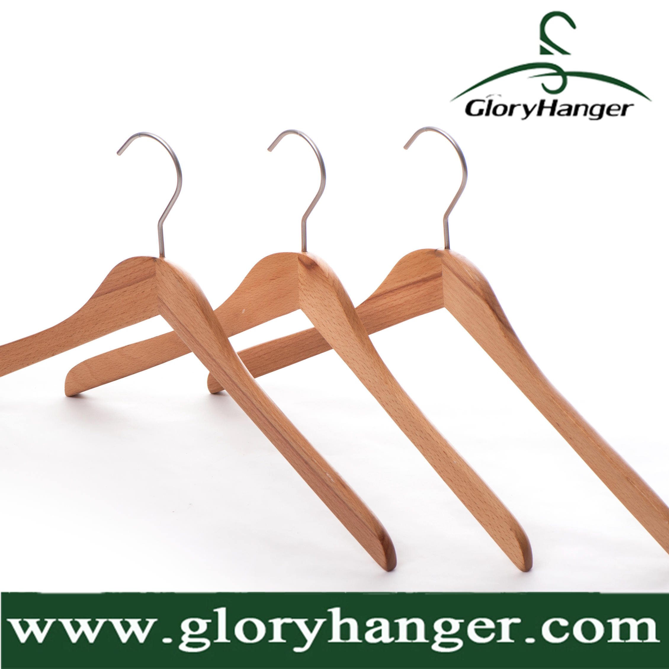 Wholesale Household Wooden Hanger, Non Slip Shoulder