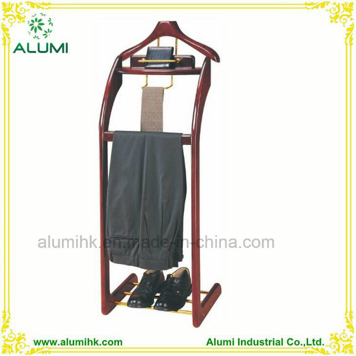 Hotel Wooden Durable Valet Stand