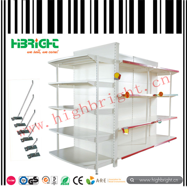 Hypermarket Heavy Duty Gondola Supermarket Shelving