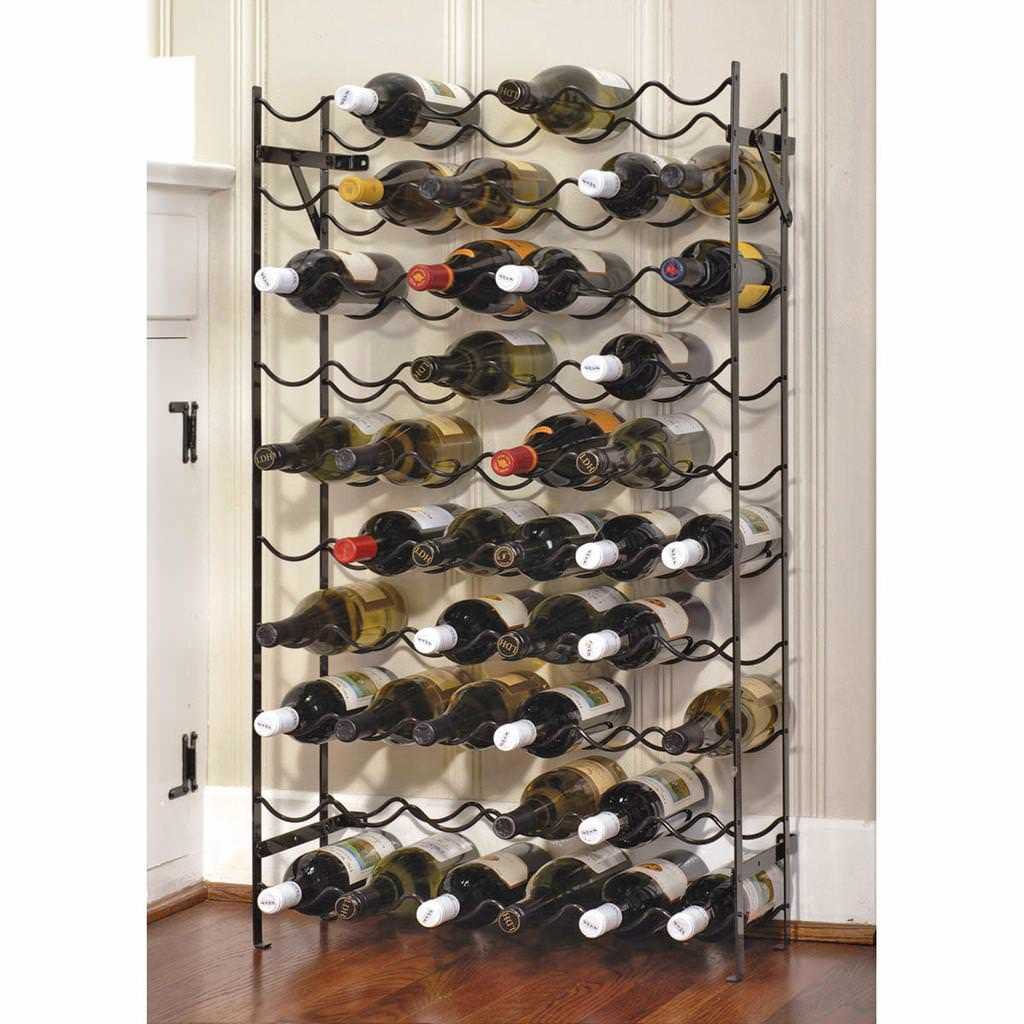 Large Volume Metal Wine Display Rack