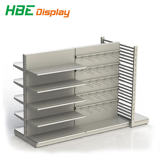 Heavy Duty Grocery Store Storage Gondola Shelf