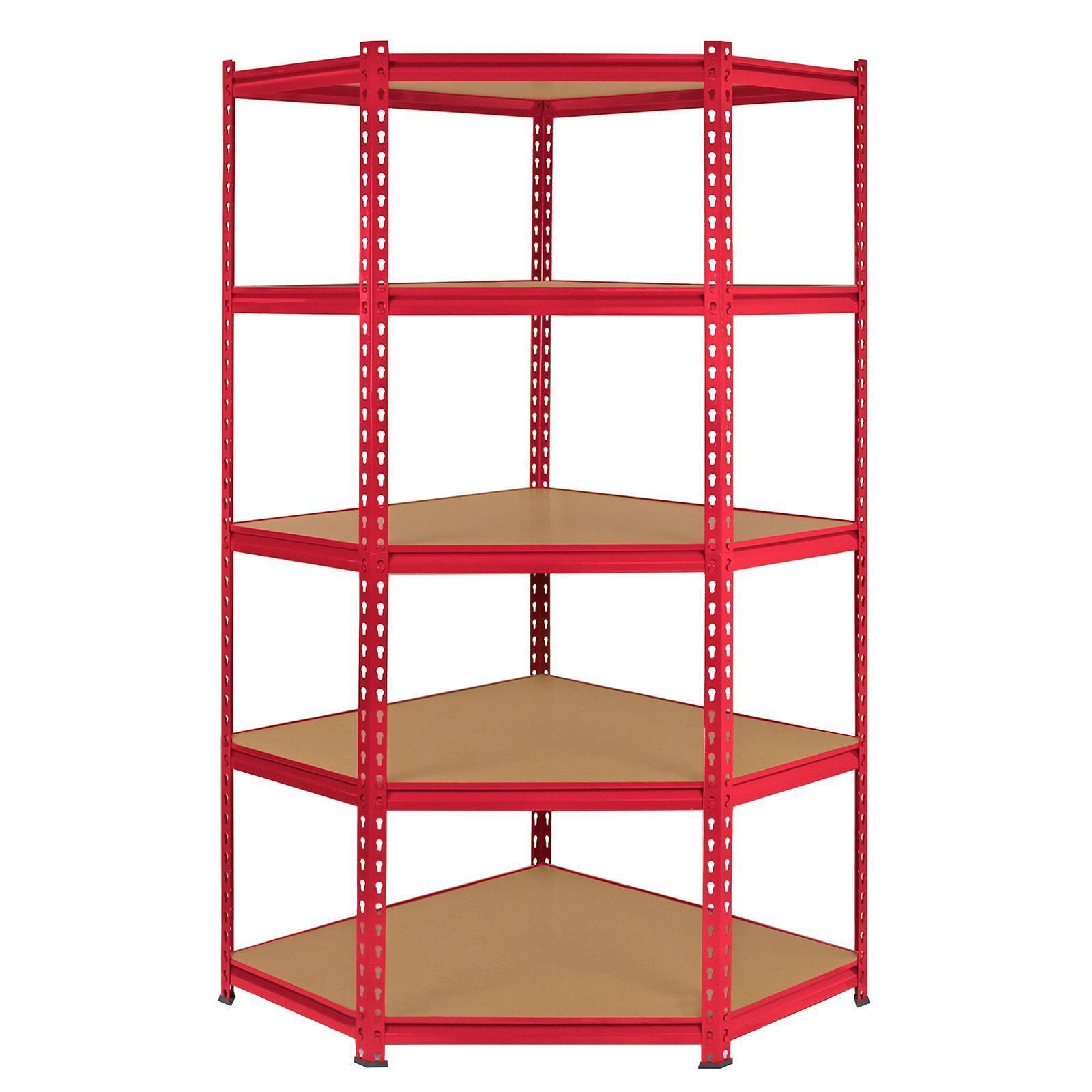 Metal Steel Rack Garage Home Storage 5 Shelves