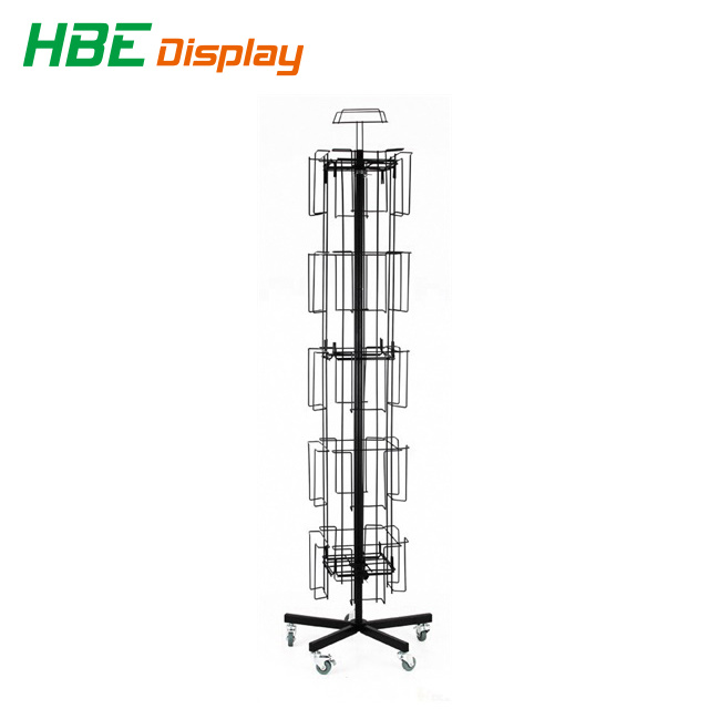 Retail Store Metal DVD Display Racks