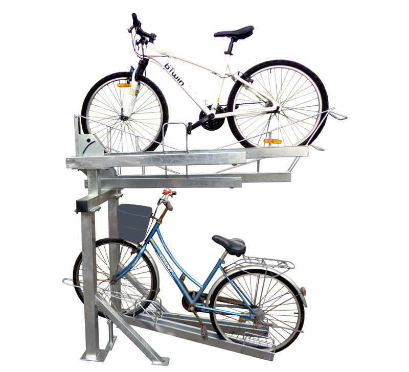 Apartment Indoor Double Tier Bicycle Storage Rack