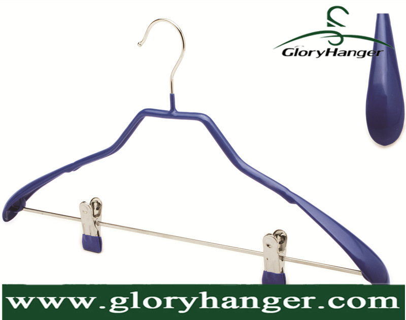 Hanger Factory Wholesale Metal Hanger with PVC Coatting