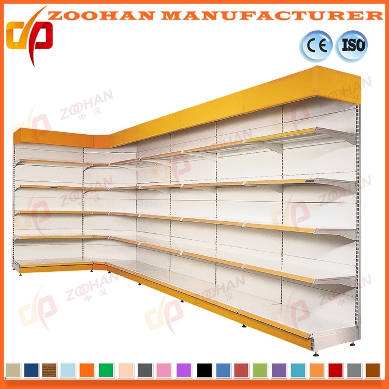 Steel Wall Storage Shelves Corner Shelf Supermarket Shelving Unit (Zhs362)