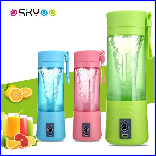 USB Rechargeable Smart Juicer 6 Blades Fruits Orange Juice Cup