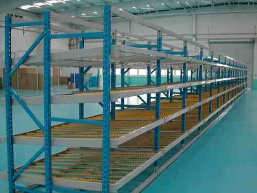 Heavy Duty Gravity Pallet Racking, Flow Through Rack, Warehouse Rack