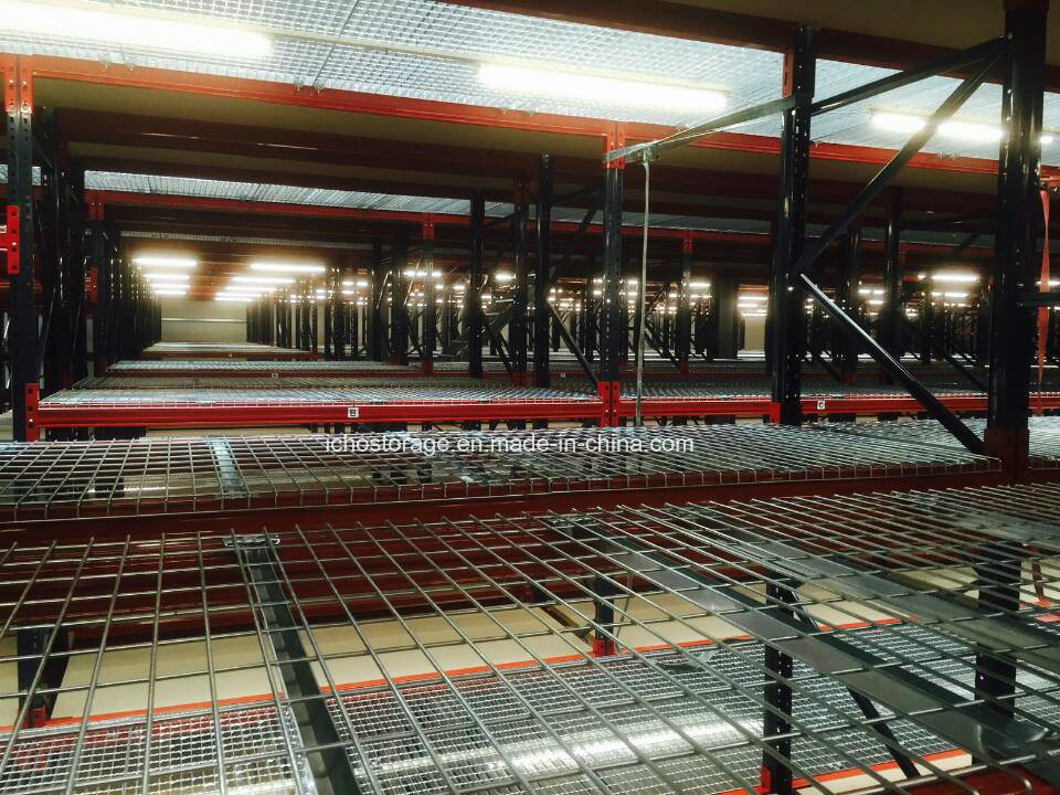 Storage Pallet Rack with Steel Wire Deck