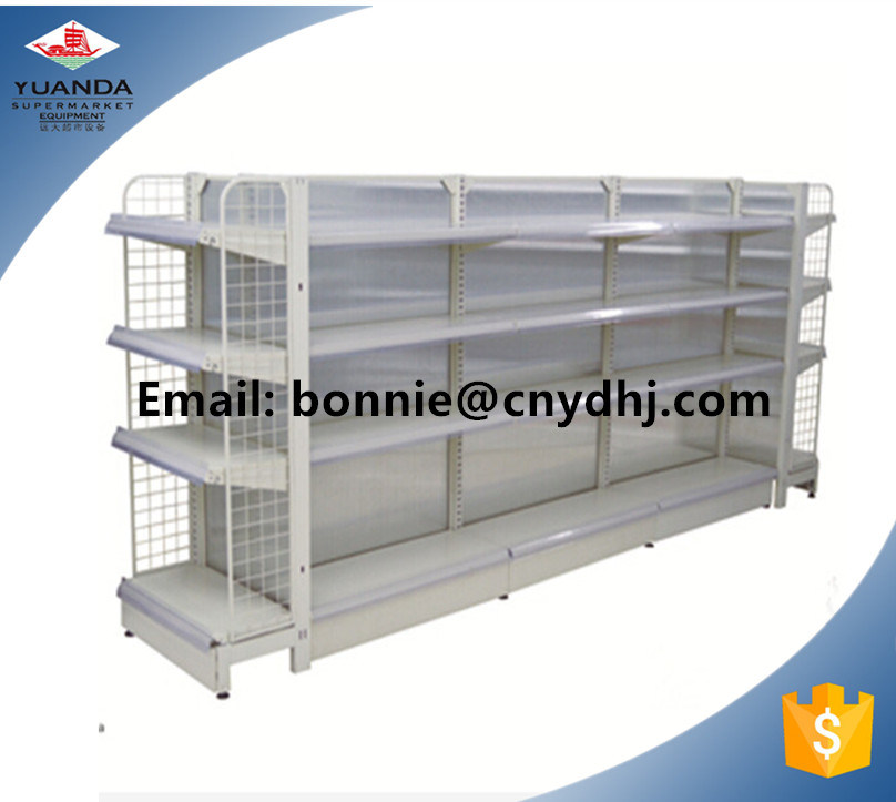 Modern Gondola Supermarket Metal Storage Shelving