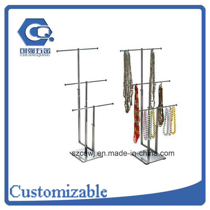 Jewelry Shop Counter Metal Retail Display Rack