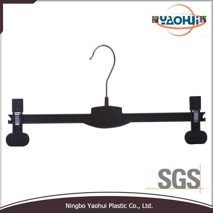 Plastic Bottom Hanger with Metal Hook for Cloth (30cm)