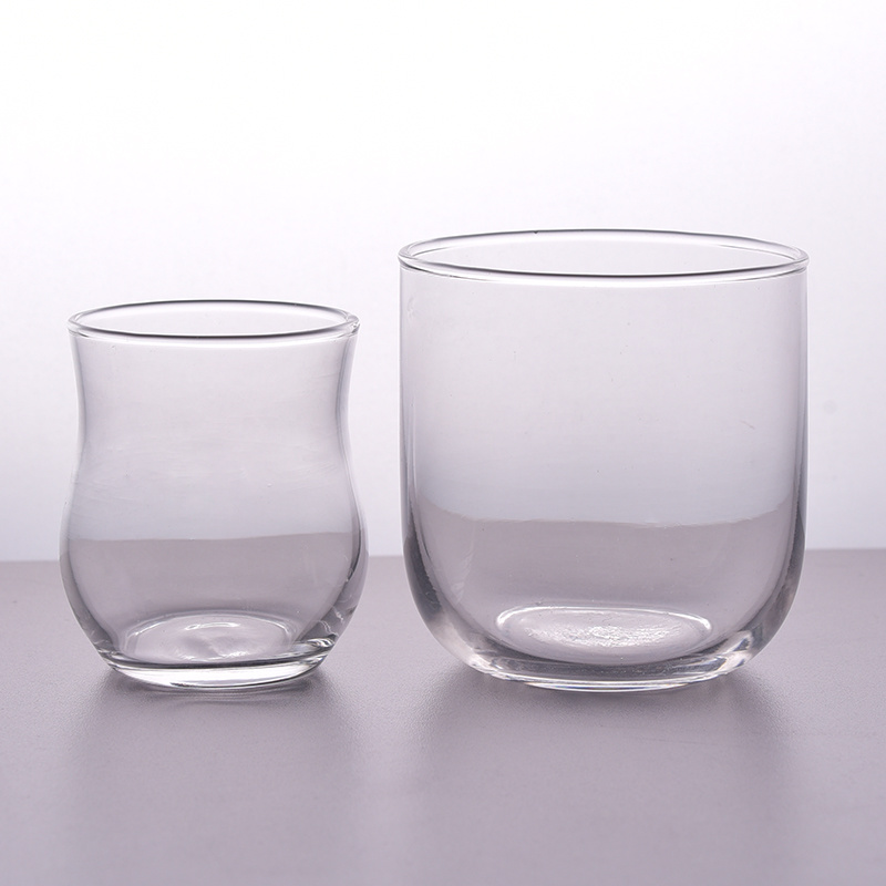 5oz Clear Glass Candle Holders