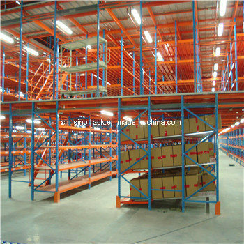 Heavy Duty Mezzanine Floor Rack with Carton Flow Rack