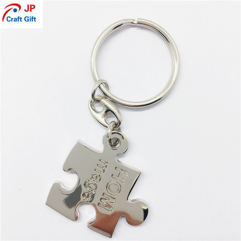 High Quality Jigsaw Shape Key Chain with Customized Design