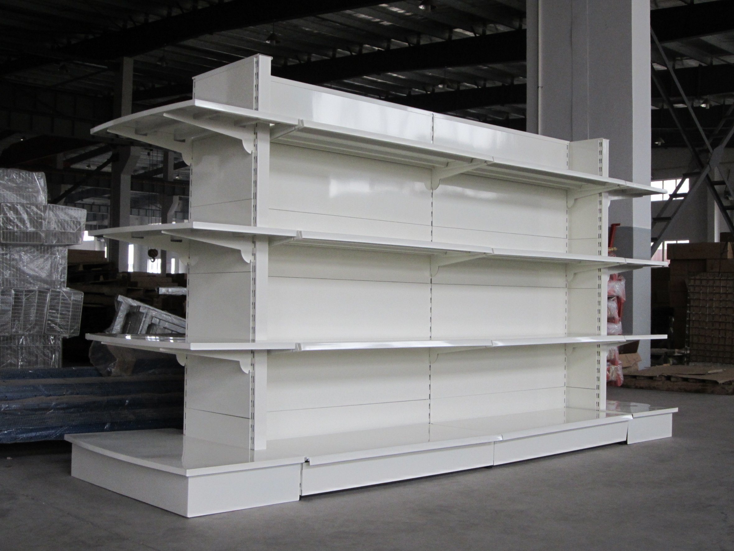 Double Shelf with End Shelf for Sale