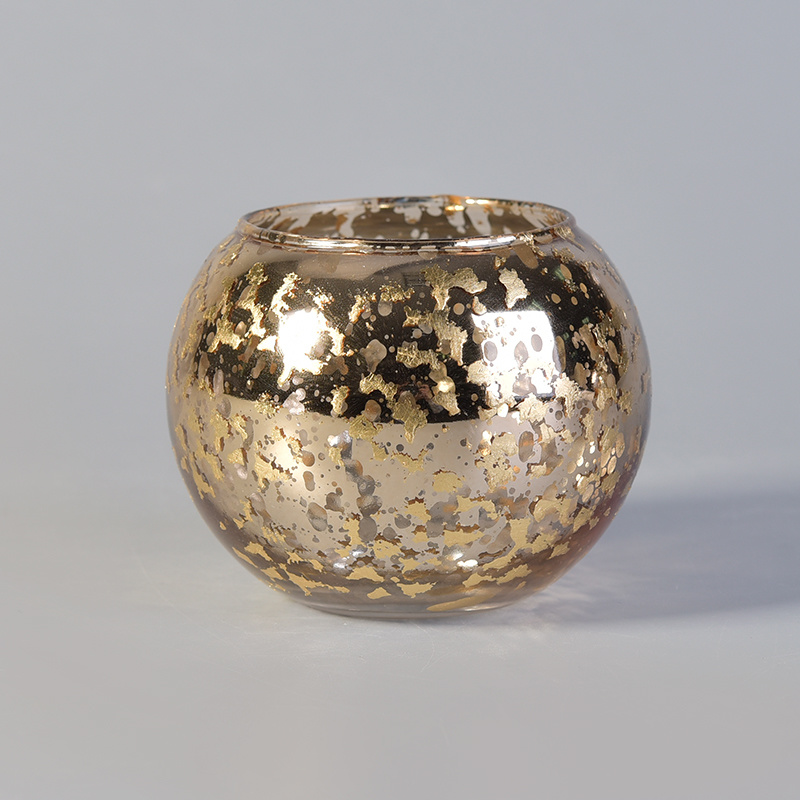 Bowl Shape Glass Candle Holder