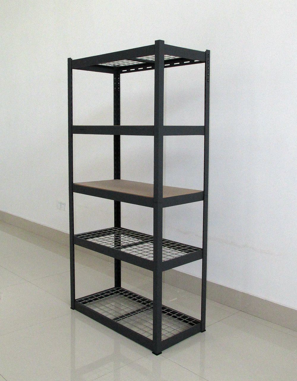 Steel Angle Post Storage Shelf Light Duty Rack