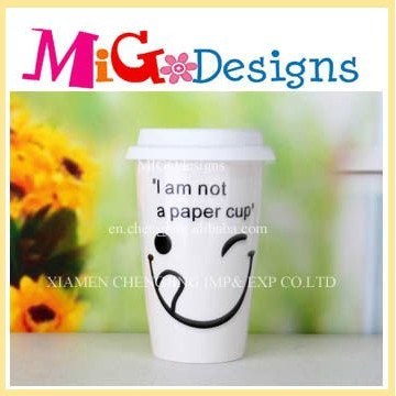 Fashion Smoothie Mug with Lids Ceramic Cups for Wholesale
