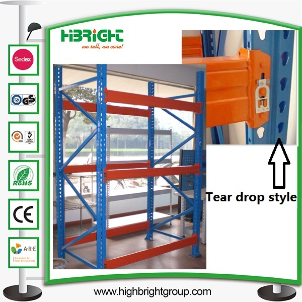 Us Style Teardrop Pallet Racking