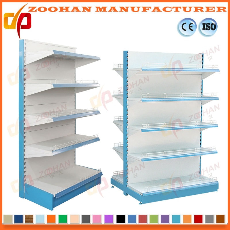 Single Sided Steel Supermarket Shelf Metal Shelves Shelving (Zhs59)