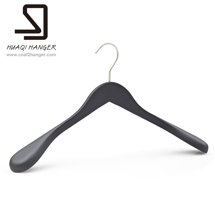 Black Wooden Hanger, Cloth Hanger, Cheap Coat Hanger