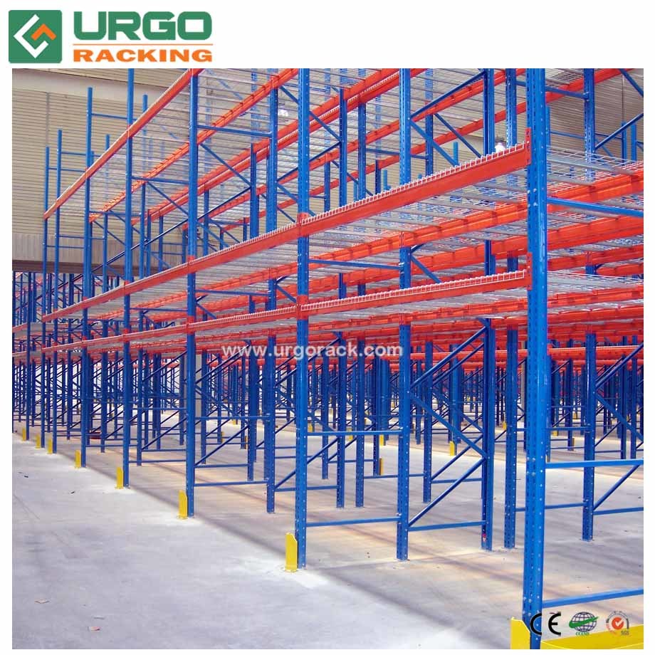 Heavy Duty Adjustable Steel Pallet Rack with Wire Decking