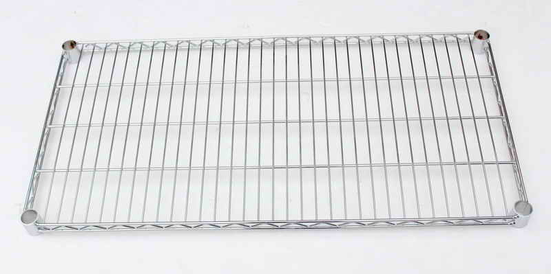 NSF Adjustable Chrome Metal Wire Shelf - Full Size