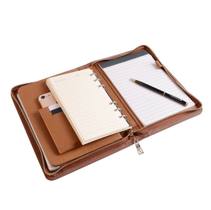 Travel Document Holder Leather Compendium /PU Leather Portfolio