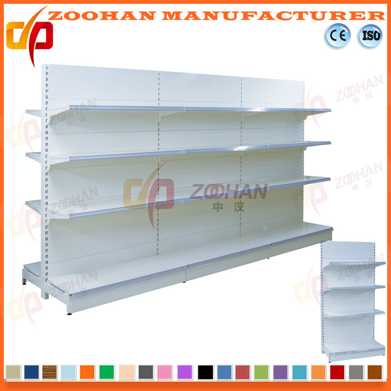 Manufactured Customized Double Sided Supermarket Store Shelf (Zhs491)