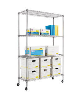 Iron Commercial Shelving Racks Used at Offices