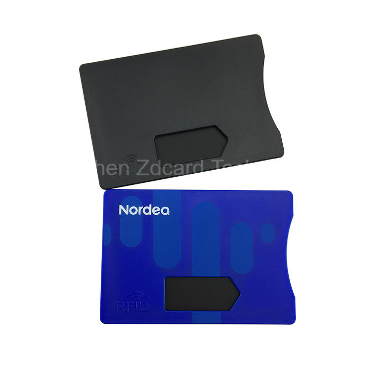 Anti-Theft Hard Plastic HIPS/ABS RFID Blocking Card Holder