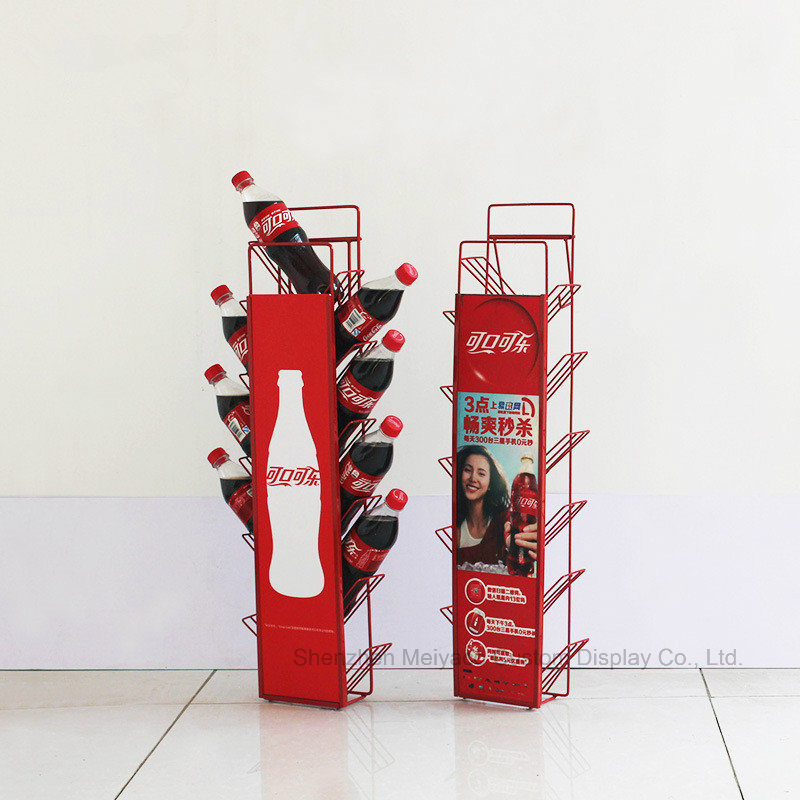 Store Coke Beverage Countertop Wire Iron Display Rack