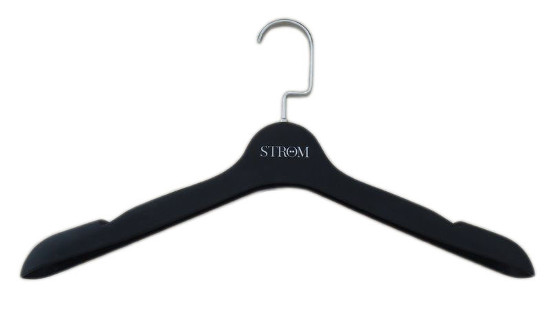 Plastic Women Clothes Hanger Rubber Coated Plastic Top Hanger